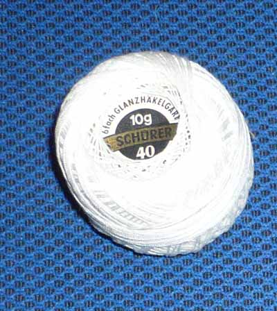 Schrer crochet 40 white10 Gramm